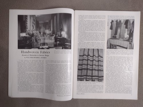 Winter 1952 1953 HANDWEAVER AND CRAFTSMAN Magazine Weaving - Picture 5 of 9