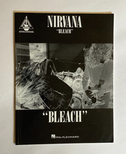 Bleach by Nirvana; Oversized Trade Paperback, Hal Leonard, 1994, VG Condition