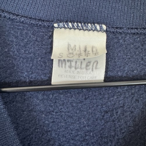 Sudadera y sudaderas militares vintage de la Academia Naval de Estados Unidos AZUL MARINO medianas de Estados Unidos años 90 - Imagen 5 de 8