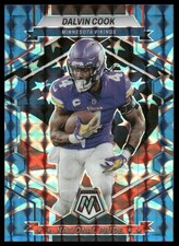 Dalvin Cook 2023 Panini Mosaic #263 Blue Reactive Minnesota Vikings