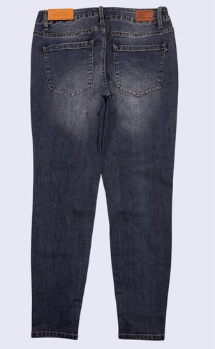 Tahari Kelly recycelter Denim Mid Rise Skinny Damenjeans 12/31 neu mit Etikett UVP $ 98,00 - Bild 4 von 12