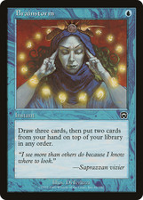 Brainstorm #61 (HP) Mercadian Masques MMQ Magic MTG