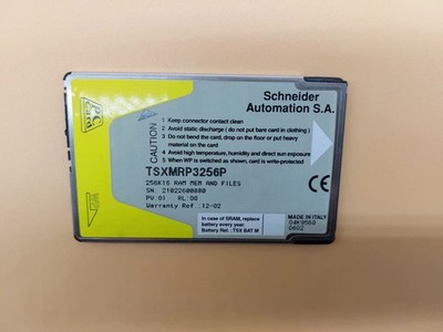TSXMRP3256P Schneider Electric Modicon 256K 16 RAM MEM CARD TSX-MRP - 3256P