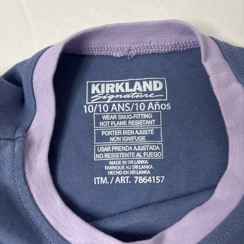 Kirkland Signature Girl's Short Sleeve Unicorn Graphic T-Shirt Purple Size 10 - Picture 6 of 6