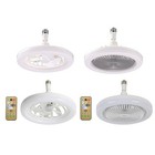 Modern LED Fan Light White E27 Screw Design for Bright Bedroom Illumination