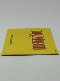 Dr. Mario (Nintendo NES 1990) Instruction Booklet Manual Only NES-VU-USA (T)