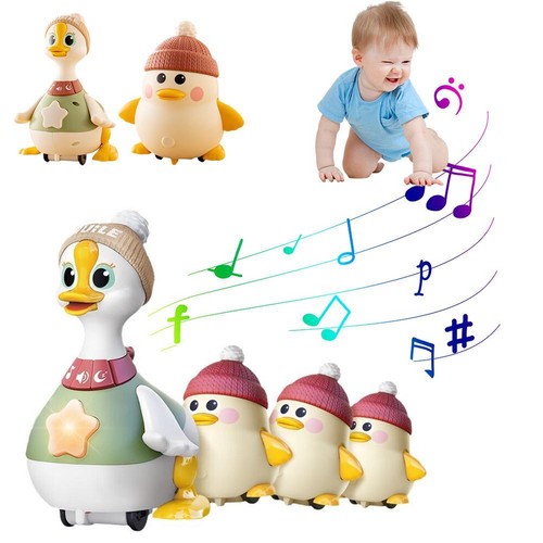 Tummy Time Duck Family, Tummy Time Duck Toy, Walking Duck Baby with Ducks S7M0 - Picture 15 of 17