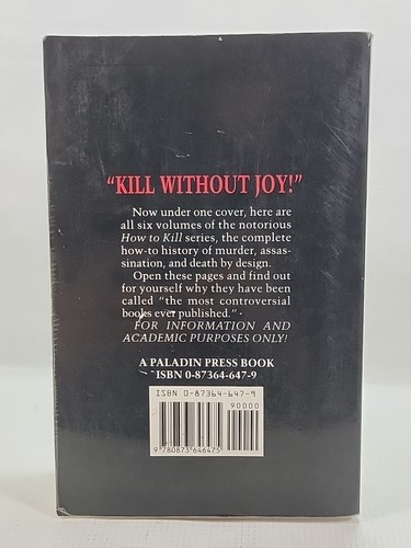 Kill Without Joy - The Complete How to Kill Book by J. Minnery RARE BOOK - Picture 2 of 9