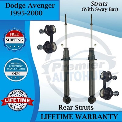 KYB Genuine OEM Rear Struts W/ Sway Bar For 1995-2000 Dodge Avenger Lifetime Wa