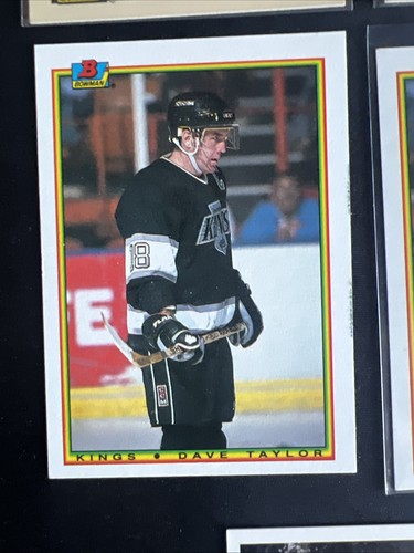 Dave Taylor 8 Card NHL Ice Hockey Trading Card Lot Los Angeles Kings HOF - Picture 7 of 10
