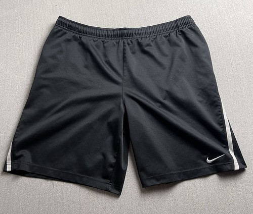Nike Shorts Mens L Black Training Athletic Stretch Gym 376067-010