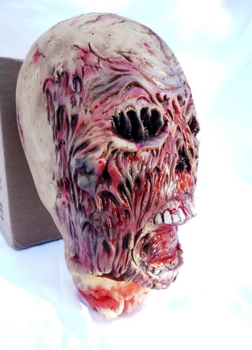 Halloween Zombie Props Severed Hanging Corpse Heads Life Size Foam Body part - Picture 177 of 202