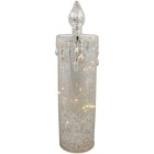 Northlight 13" LED Lighted Gold Dripping Candle Christmas Decoration