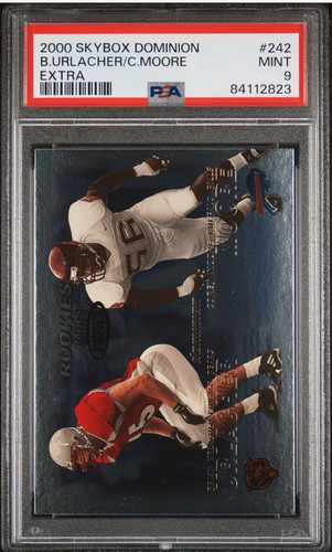 2000 Skybox Dominion Brian Urlacher Rookie RC Extra Foil #242 PSA 9 Mint HOF - Bild 1 von 2