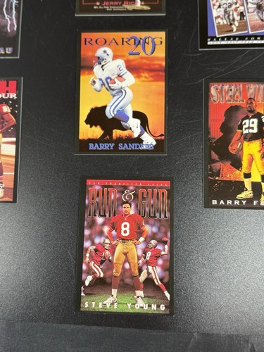1993 Skybox Premium Football Poster Card Inserts Complete Set Of 10 CB1-CB-10 A1 - Picture 5 of 8