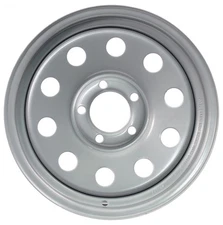 Trailer Wheel Rim 15x5 - SPECIAL BOLT PATTERN - 5 Lug 5" Center Modular Silver