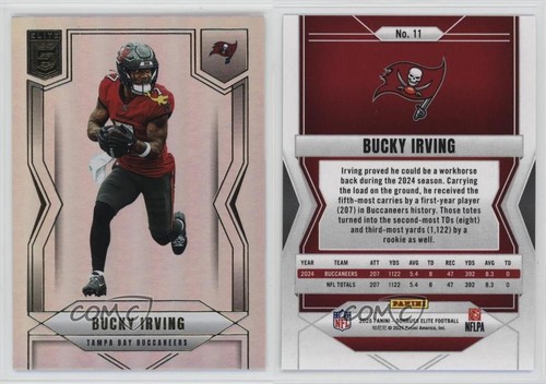2025 Panini Donruss Elite Bucky Irving #11 0u8t - Picture 3 of 3