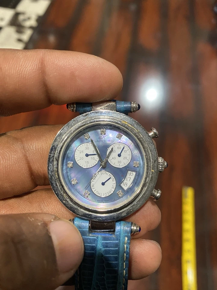 reloj klaus kobec diamantes Foto 2 de 4