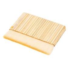 Hake Brush, 24 Row Bamboo Blender Sheep Hair Watercolor Brush, Yellow White