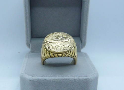 ANELLO PISCATORIO 925 STERLING SILVER PISCATORIUS RING SAINT PETER BENEDICT XVI - Imagen 3 de 4