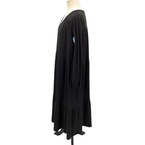 Lost + Wander Night after Night Long Sleeve Rib Dress Black Medium NWOT $88 MSRP - Picture 5 of 7