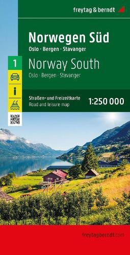 Freytag & Berndt Norway South, Road and Leisure Map (Map) (UK IMPORT) - Picture 1 of 1