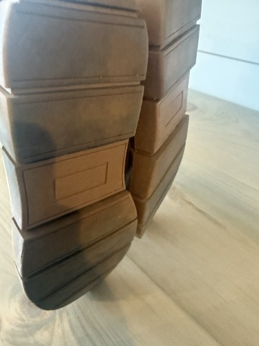 BP Niya Damen-Chelsea-Boot mit Stollensohle aus camelfarbenem Wildleder Größe 8 - Bild 8 von 8
