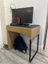 (IKEA-MICKE) Wooden Desk with Drawer