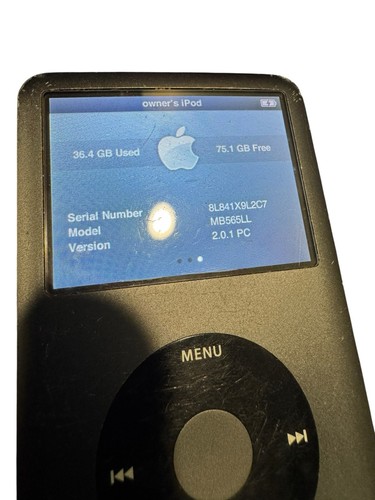 Apple iPod Classic 120GB Black A1238 (6th Gen) - Tested Working - Read - Picture 7 of 7
