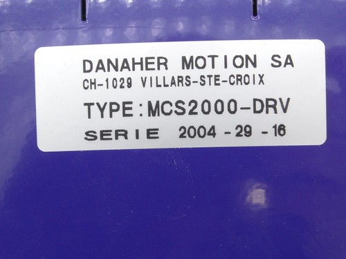 DANAHER MOTION MCS2000-DRV DRIVE - Picture 2 of 2