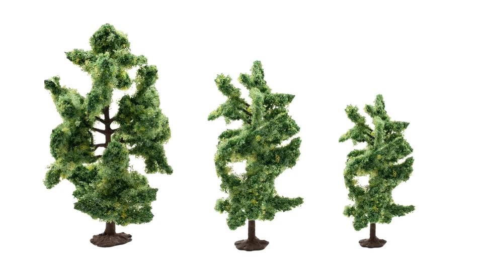 NOCH Laubbäume, 16 Stück, 10 - 14 cm hoch, perfekt für Modellbau in Spur H0 und - Bild 2 von 4