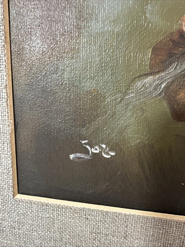 Beautiful Vintage Oil Paintings Japanese Chinese Portrait Man Signed FINE Sealed - Picture 6 of 12