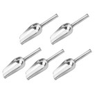 5 Pcs Stainless Steel Ice Scoop Chips Flour Scoop Rice Food Scoop 8 Inches