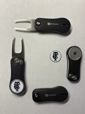(1) Pitchfix Golf Switchblade Divot Tool & Old Town Club 1" Coin Golf Marker