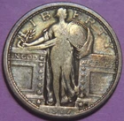 1917 Type One Standing Liberty Silver Quarter - 25C - No Reserve!