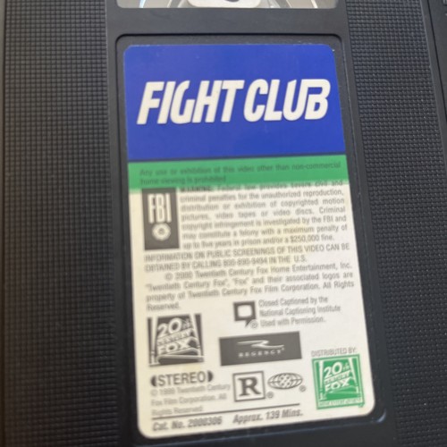 Fight Club (VHS, 2000) - Bild 6 von 7