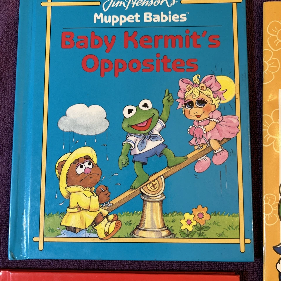 Muppet婴儿手提包带书籍和婴儿Kermit — 第 3/4 张图片