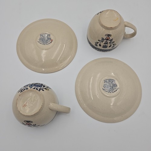 Johnson Brothers Hearts & Flowers Old Granite Ironstone Cup And Saucer - Picture 10 of 10