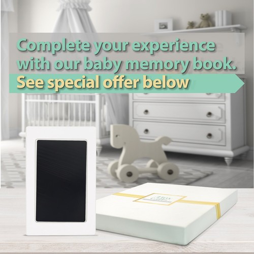 Large Clean Touch Ink Pad for Baby Handprints and Footprints – Inkless Infant... - Picture 6 of 8
