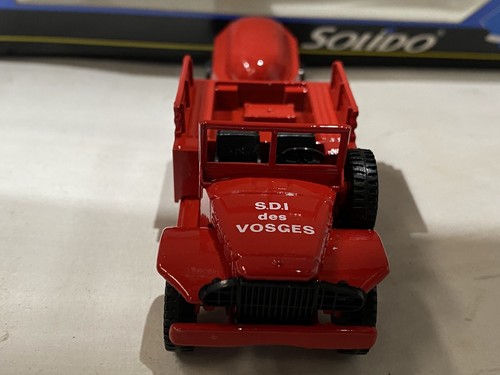 SOLIDO Dodge WC51 + Motopompe SDI VOSGES Ref.3128 1:50 modelcar firefighters - Picture 4 of 11