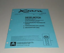 Workshop Manual Xsara Diesel Engine Stand 02/1999