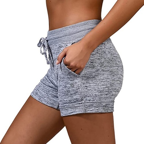 Pantaloncini Sportivi Estivi Da Donna Pantaloni Da Jogging In Vita Elastica ☆ - Foto 14 di 19