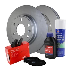 Front Brake Kit 325mm Rotors TRW Ceramic Pad For Enclave Traverse Acadia Outlook