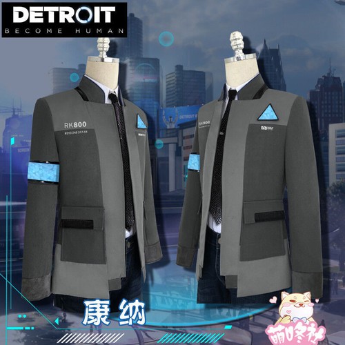 Detroit: Become Human Connor RK800 Cosplay Kostüm Anzug Outfit Herren Mantel Jacke - Bild 4 von 11