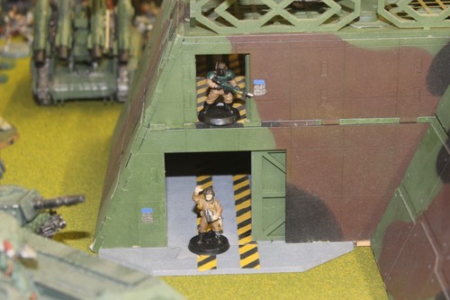 laser cut model kit 28mm wargaming space fort corridor bunker set - Picture 11 of 22
