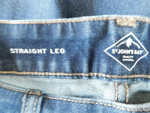 St. John's Bay Secretly Slender Mid Rise Straight Leg Damenjeans 8P NEU - Bild 11 von 40