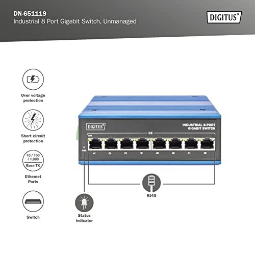 ASSMANN Electronic DN-651119 commutateur réseau Gigabit Ethernet (10/100/1000) N - Photo 3/7