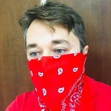 Lot of 3/6/12 Pack Paisley Print Bandana 100% Cotton Head Warp Scarf Face Cover