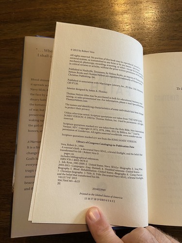 SIGNED A Warrior's Faith By Robert Vera 1st Edition 2015 Hardcover Navy Seal - Picture 3 of 12