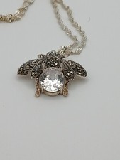 Bumble Bee Necklace Pendant 925 Sterling Silver So BEAUTIFUL